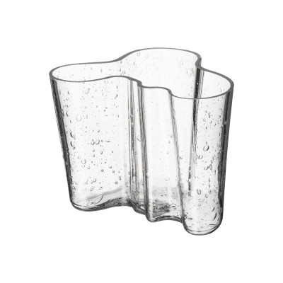 “Alvar Aalto” vāze 120 mm, burbuļstikls, caurspīdīga