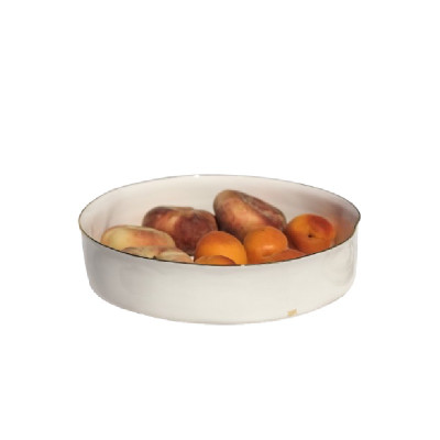 Balta porcelāna lielā bļoda