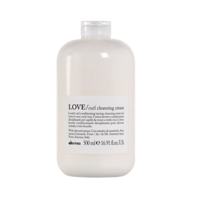 Davines LOVE CURL attīrošais krēms cirtu pastiprināšanai