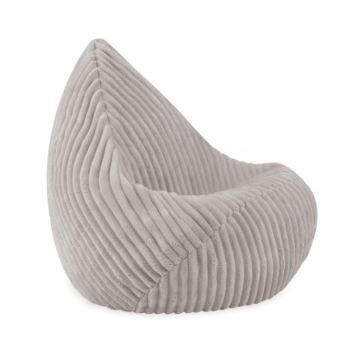 PLUSH NEST Sako bērnu pufs, atpūtas krēsls – puffy lamell, bēšs
