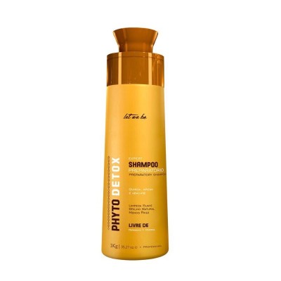 Attīrošais šampūns Phyto Detox, pirms nanoplastikas, 1000ml