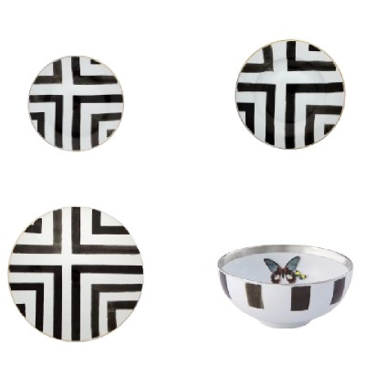 Porcelānu trauku servīze 4 personām SOL Y SOMBRA