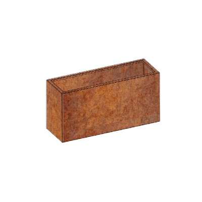 Corten metāla kaste 1200*600*400 ar riteņiem
