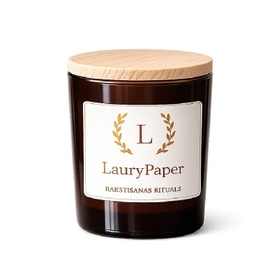 Laury paper dabīgā sojas vaska svece
