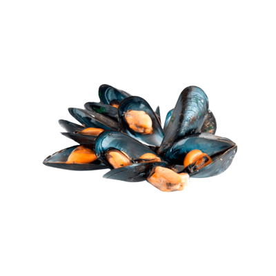 Mīdijas zilas, 60/80, gatavotas, saldētas, 1kg